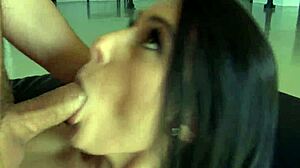 wanna watch this babe ride cock in stockings?