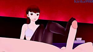 elizabeth fucks kasumi and sumire yoshizawa hard in persona hentai