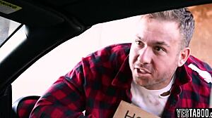 Blonde Pornstar Offers Her Body to Help Homeless Man in Steamy Encounter