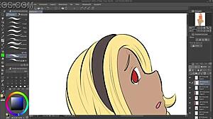 Speedpaint Of Kat From Gravity Rush Flashing