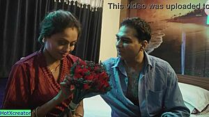 Indian beauty bent over for hardcore doggystyle in erotic series.