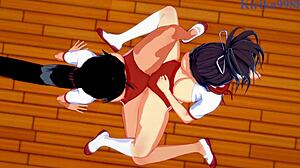 Asuka And Homura Engage In Intense Lesbian Play In Senran Kagura Hentai