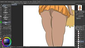 Speedpaint Of Kat From Gravity Rush Flashing