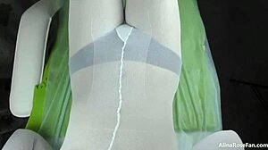 Teen Licks Balls And Jerks Cock Onto Big Tits