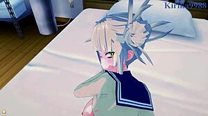 Himiko Toga and Rumi Usagiyama Mirko in intense action - My Hero Academia POV scene