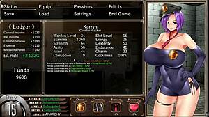 Karryn's prison pornplay hentai game ep 21 final naked fight against the captain