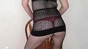 Mexican Woman Undresses in California