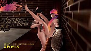 Chillin in IMVU black market room 061 for some grunge bang in the brick basement 😏