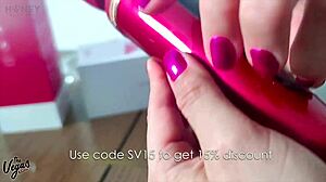 Selena Vega reviews wand that makes her cum intensely