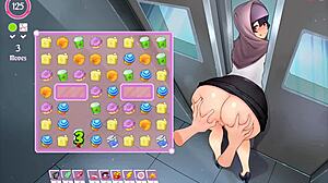 oh man, i licked my boss ass in tha elevator, tsundere milf hentai ep 2