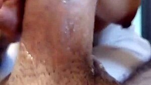 Latina begs for penetration during anal masturbation
