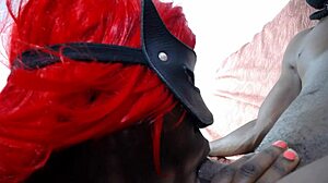 She loves giving sloppy blowjobs to big black cocks