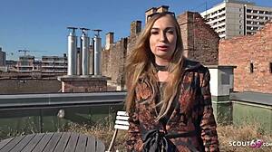 German teen Liza talks anal for cash! 💰