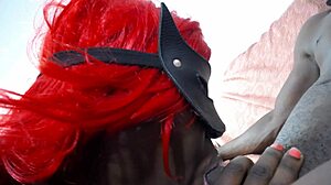 She loves giving sloppy blowjobs to big black cocks