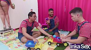 Peruvian Milf Teacher Assfucked In Class