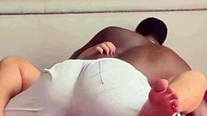 i'm the slut who got all tired out and got that milk all over me in this interracial scene.