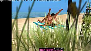 Passerby Asks Permission in Emotional Cartoon Scene