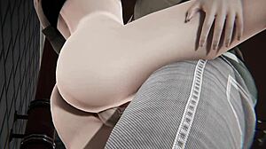 anna from frozen gets uncensored hentai action 😍❄️