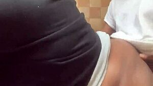 Quickie in the public bathroom before our movie starts 😈