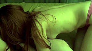 Lesbian homemade fingering session