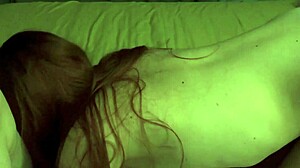 Lesbian homemade fingering session