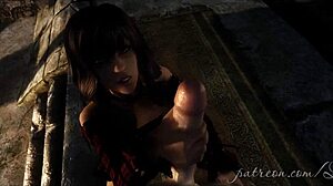 Old man watches mature BBW wife Lady Lynn take black cock in interracial blowjob scene.