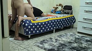 Caught my stepdad drilling my half-sister in raw homemade action