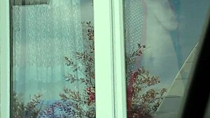 Did You See That Naked Milf In Stockings Without Panties Washing Windows In Public Taxi