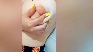 groping big boobs in first person view, so rough