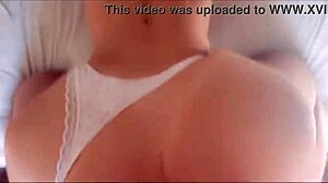 gorgeous ana duro takes a big white cock deep in her fat ass.