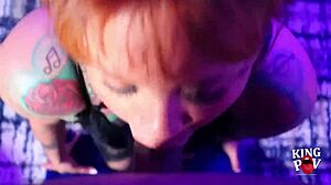 I mouth fuck my bestie roughly