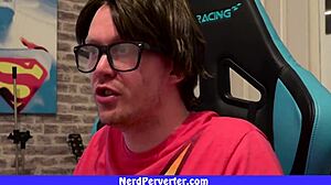 Geek with Glasses Craves Two Hot Girls 😎