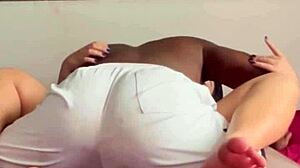 i'm the slut who got all tired out and got that milk all over me in this interracial scene.