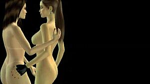 Animated Cartoon 3D Porn Video Of Two Cute Girls Lesbian Fun!