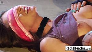 hot rachel, a nude babe pornstar, gets her pussy and ass fucked hard by mark, leading to a cumshot after blowjob