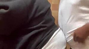 Quickie in the public bathroom before our movie starts 😈