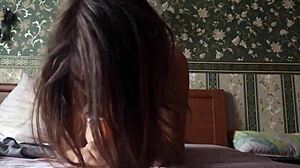 watch this teen 18+ solo masturbate with dildo, it's hot