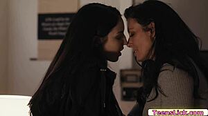 jade was shocked when reagan started licking her down there