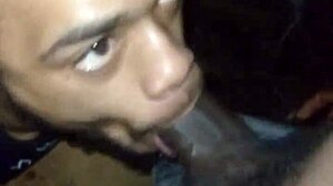 African guy with heavy big cock