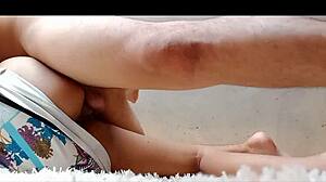 Tight pussy fingered before anal assfucking