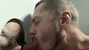 Gay glory hole blowjob compilation with close-ups of big cocks and monster cocks