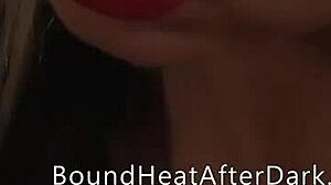 Stor-rövig lesbisk får smisk och pisk av dominant härskarinna