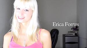 Erica Fontes' Tongue Piercing Teases Monster Cock