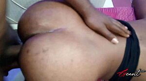 ghana girl gets her tight pussy fucked in anal quickie