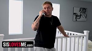 Jealous Stepbrother Joshua Can't Stand Stepsister's New Boyfriend