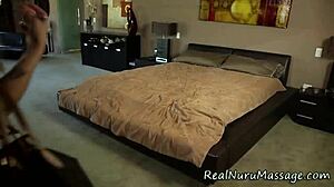 asian masseuse swallows cum in nuru!