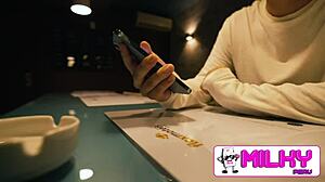 Horny Brazilian Secretary with Big Ass Receives Indecent Proposal Involving Cumshot