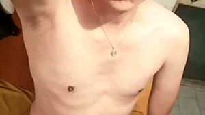 Mexican Masturbation with Big Cock