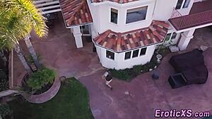 Mature Babe Enjoys Relaxing Outdoor Activity