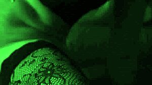 Busty Milf Teases Pussy With Dildo In Sexy Lingerie